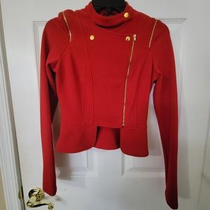 Material Girl Cropped Peplum Jacket